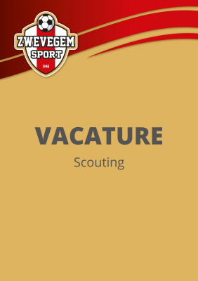 Vacature Scouting
